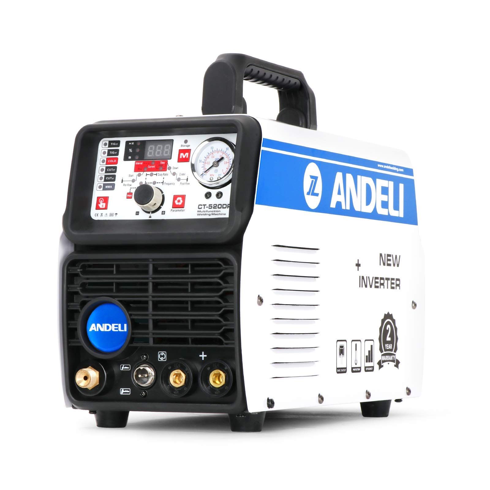 Amazon | ANDELI 半自動溶接機 100V/200V兼用 160AMP MIG CUT Lift TIG